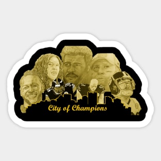 City of Champions Sticker